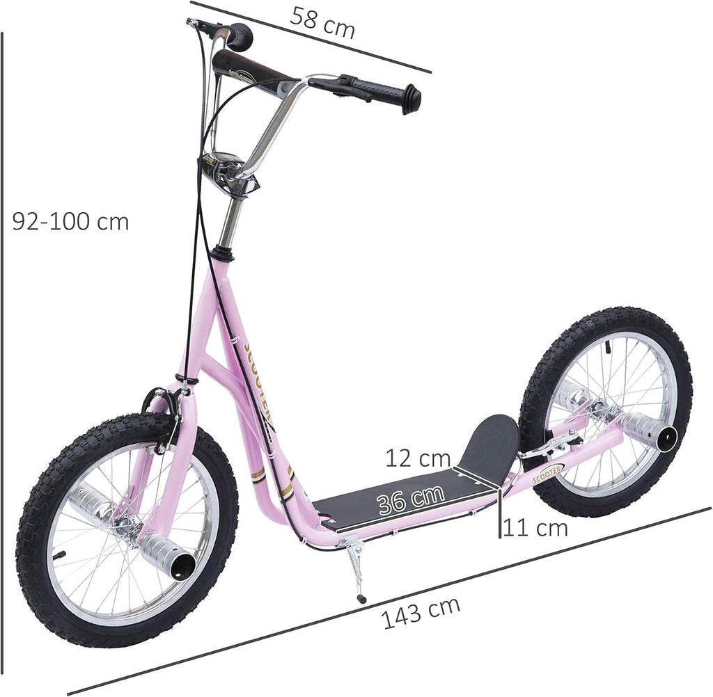 HOMCOM Step, grote luchtwielen, diameter 41 cm, met pegs