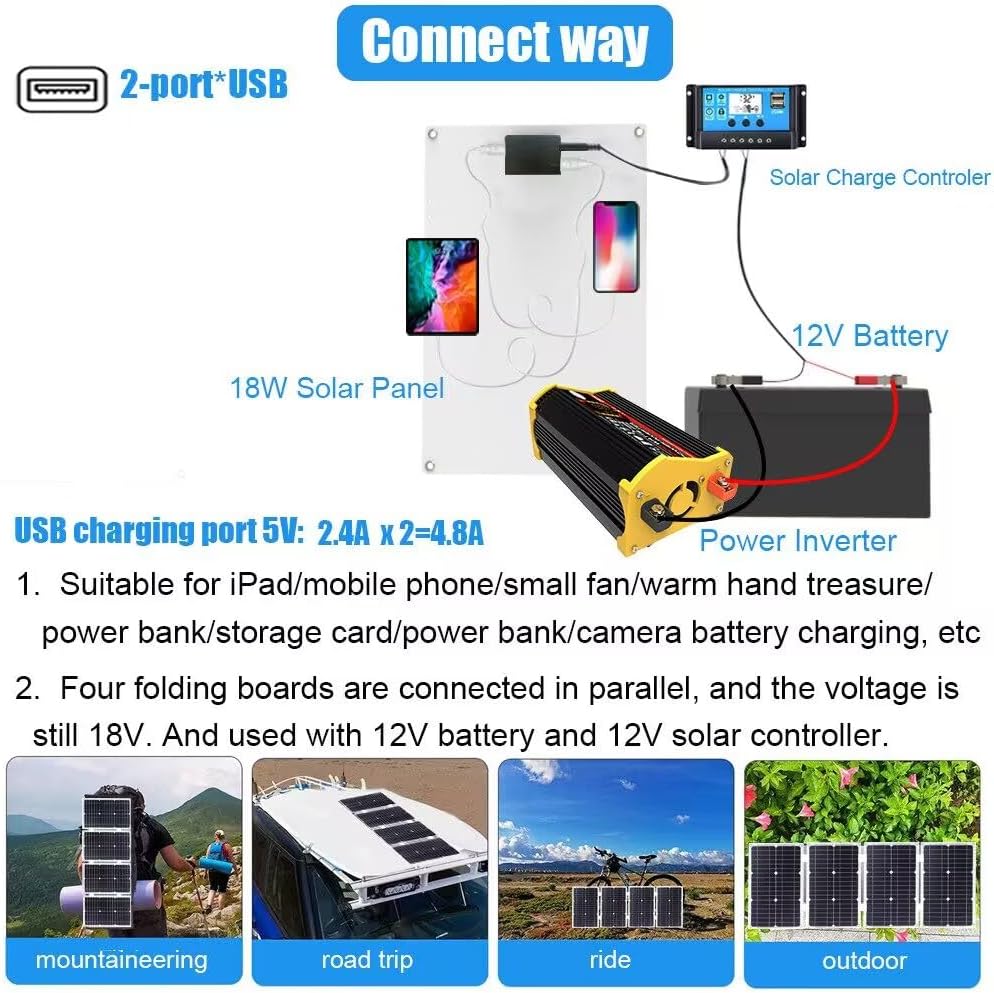 4000 W zonnepaneel set met accu en omvormer - compleet off-grid voedingssysteem voor huis, camper, boot, boerderij en tuinhuis | Uitbreidbaar ontwerp, configuratie