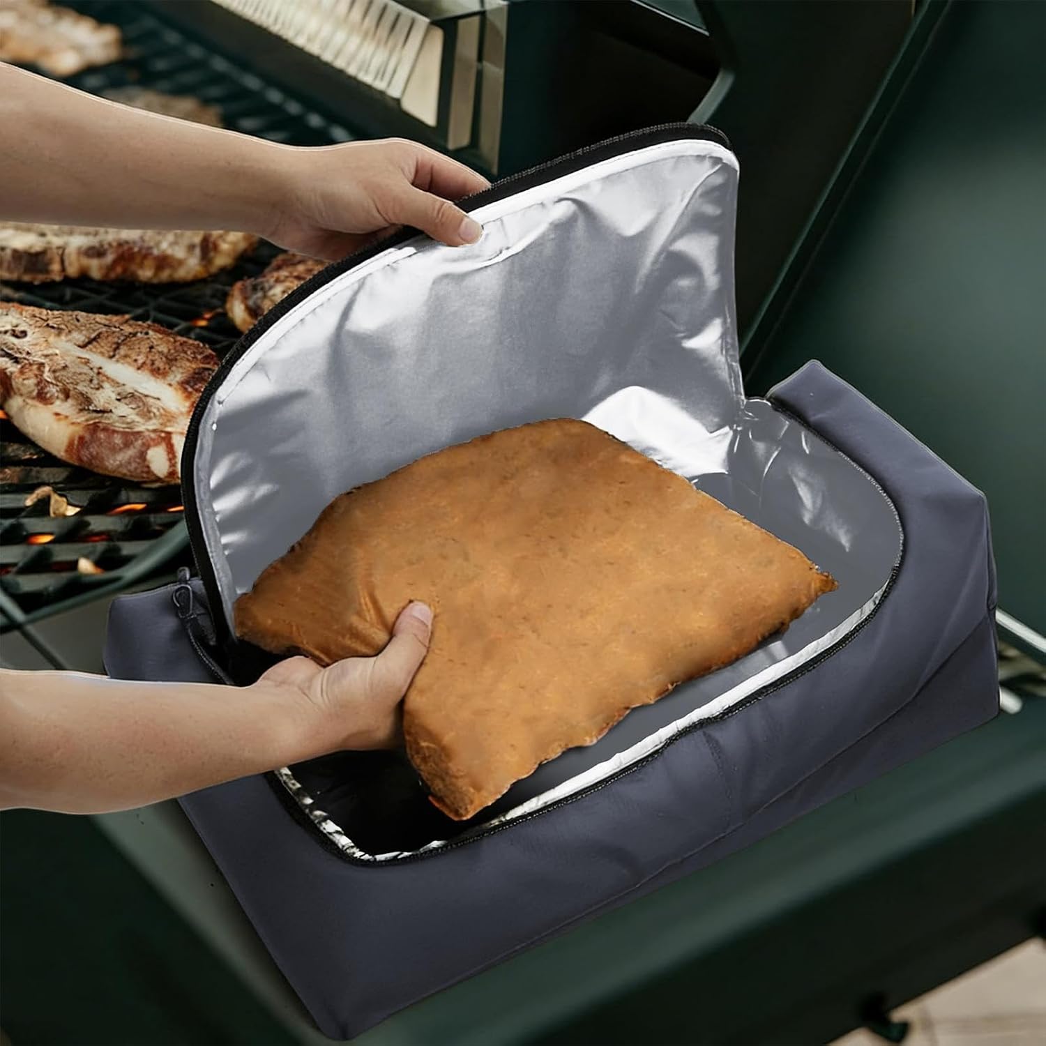 Sacs Organisateurs Camping - Pochette Isotherme De Grande Capacité Et - Sac Fourre-Tout Utilitaire - Pour Fourchettes Cuillères Voyage Pique-Nique
