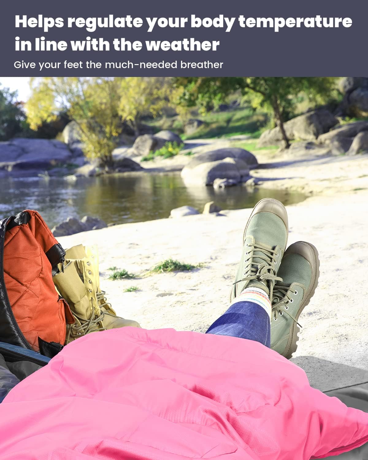 Outdoor Camping Slaapzak: Sportneer 3-4 Seizoenen Zomerslaapzak Winterslaapzak Klein opgevouwen Draagbaar Ultralicht 1,7 kg Volledige vulling Volwassen