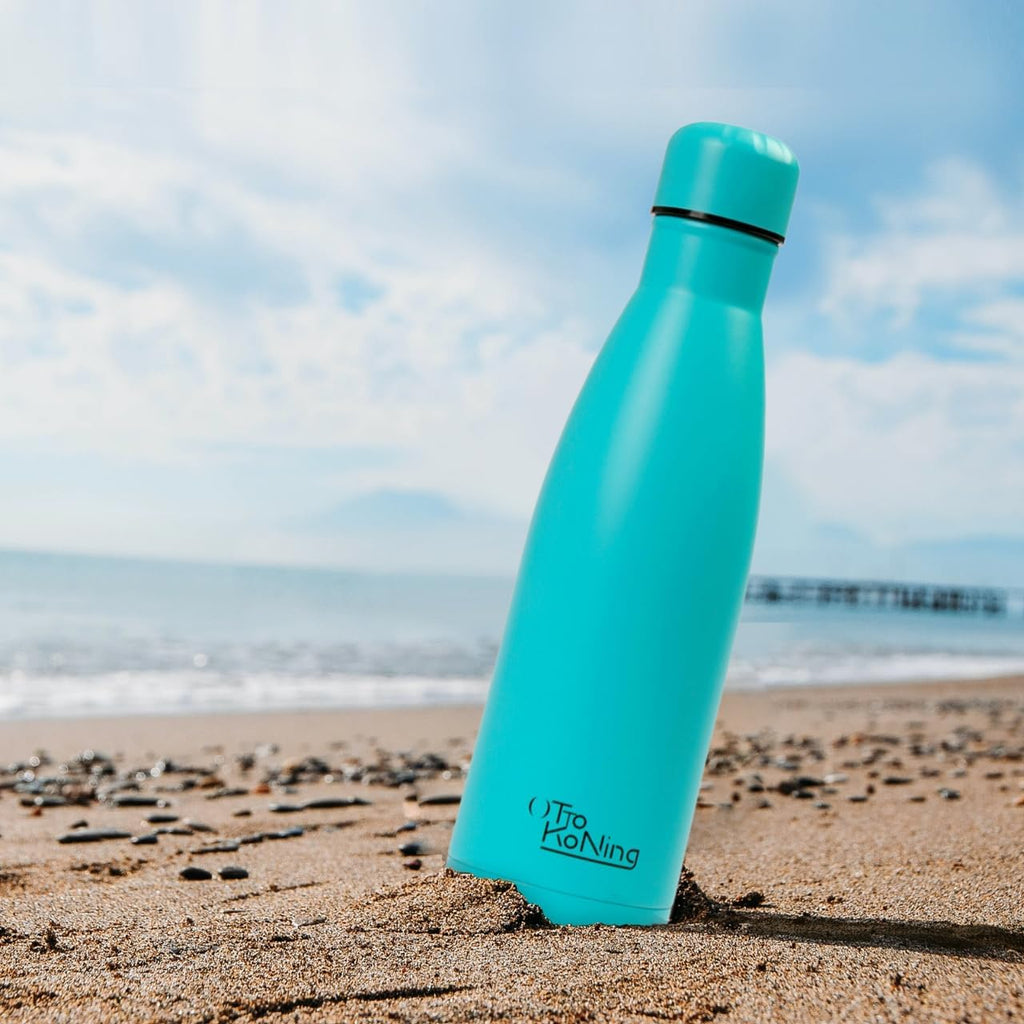 Otto Koning Insulated Water Bottle 500ml - Insulated Water Bottle Keeps Drinks Cold for 24 Hours and Hot for 12 Hours - Leak Proof Insulated Water Bottle BPA Free