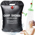 ECtury Camping zonnedouche 20 liter mobiele zonnedouche camping tuindouche warm water draagbare zonne-waterzak tuin reisdouche met douchekop