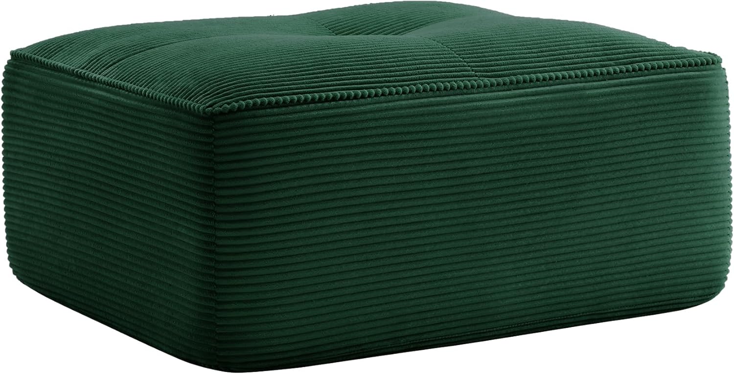 Canapé Modulable Cloud en Velours Côtelé – Assise Profonde, Convertible, Sans Montage