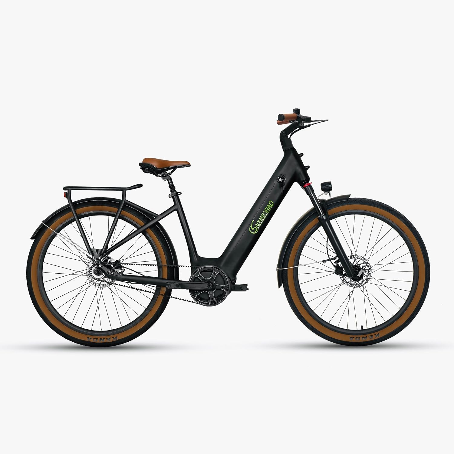 E-SUV CityBike S5G Centro Belt Electric Bike with Low Frame, Center Motor, Alarm System, Colour Display, Gear Change