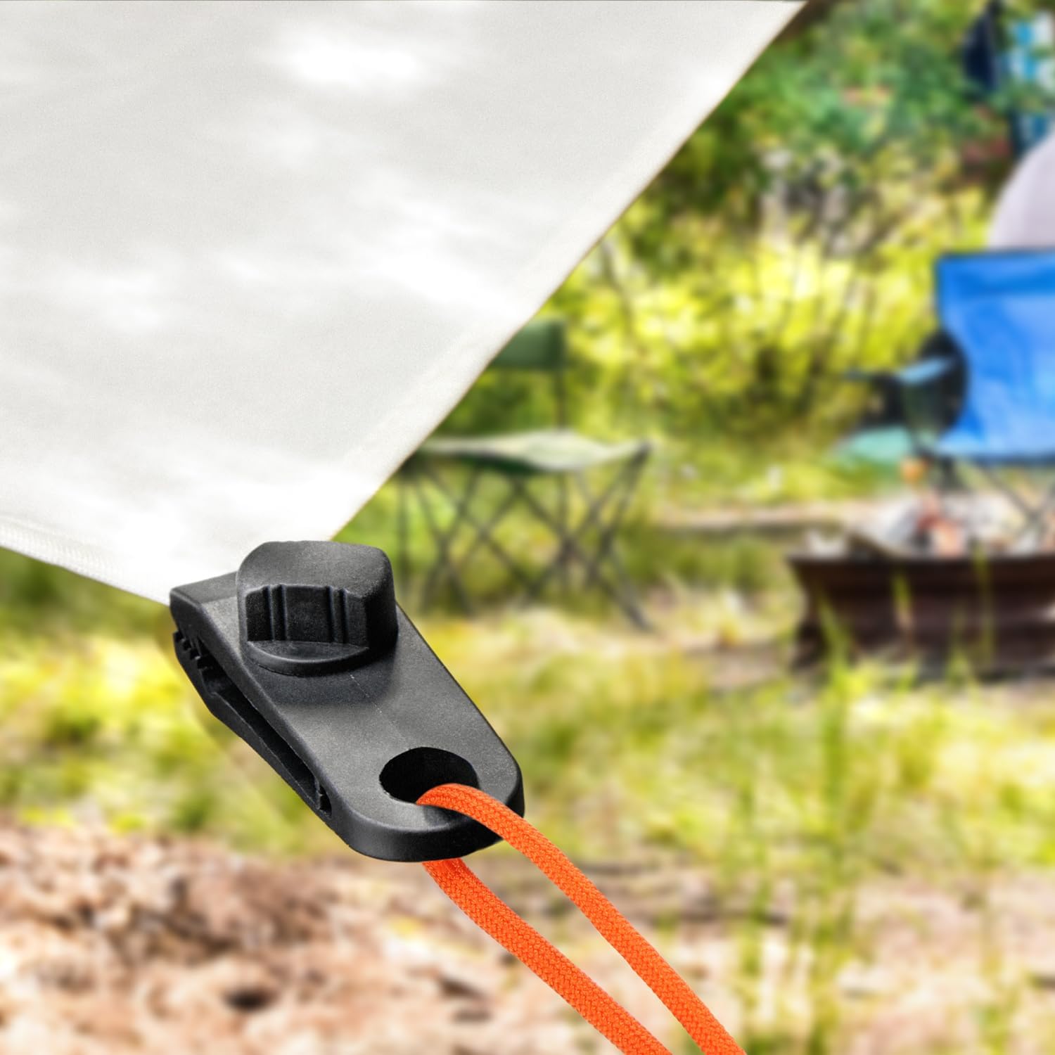 COM-FOUR® Paracord touw Ø 4 mm, 25 m - 7-voudig touw voor boten, camping, outdoor - nylon touw met een draagvermogen van 250 kg - tenttouw, scheerlijn, universeel touw