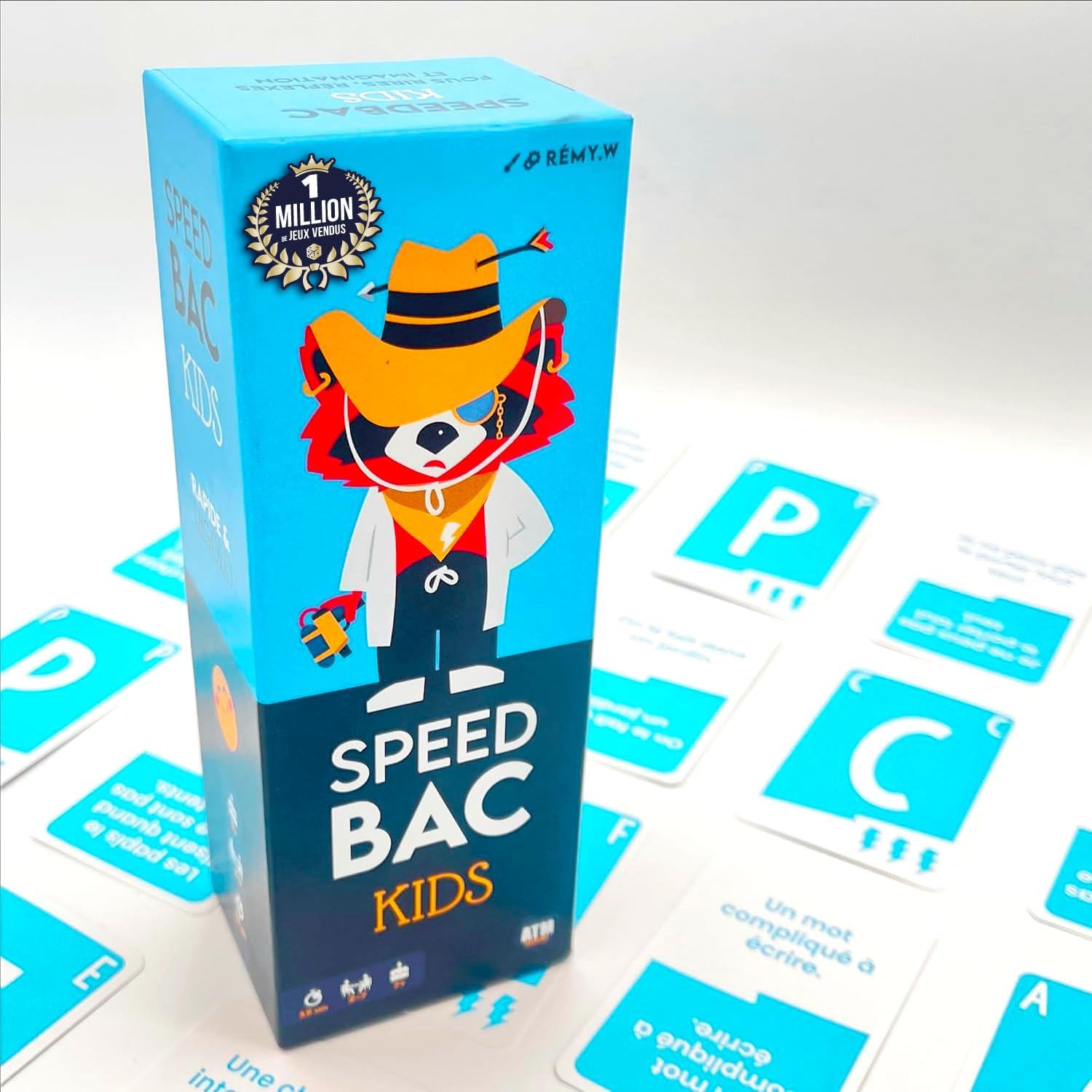 ATM Gaming Speedbac Kids – Children's Board Game – Perfect for Setting the Mood in the Family – 2 to 7 Players – Grand Prix du Jouet 2024 – Ages 7 and Above
