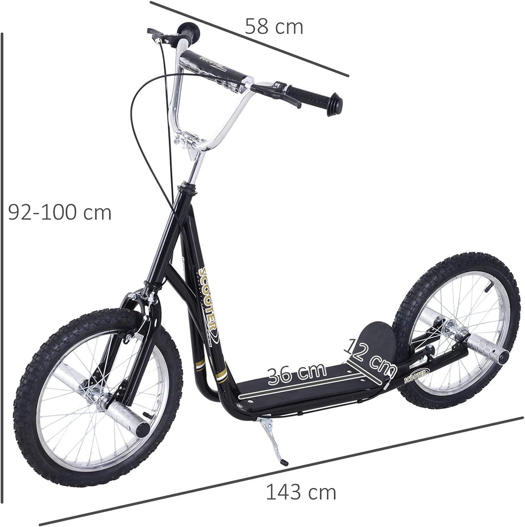 HOMCOM Step, grote luchtwielen, diameter 41 cm, met pegs