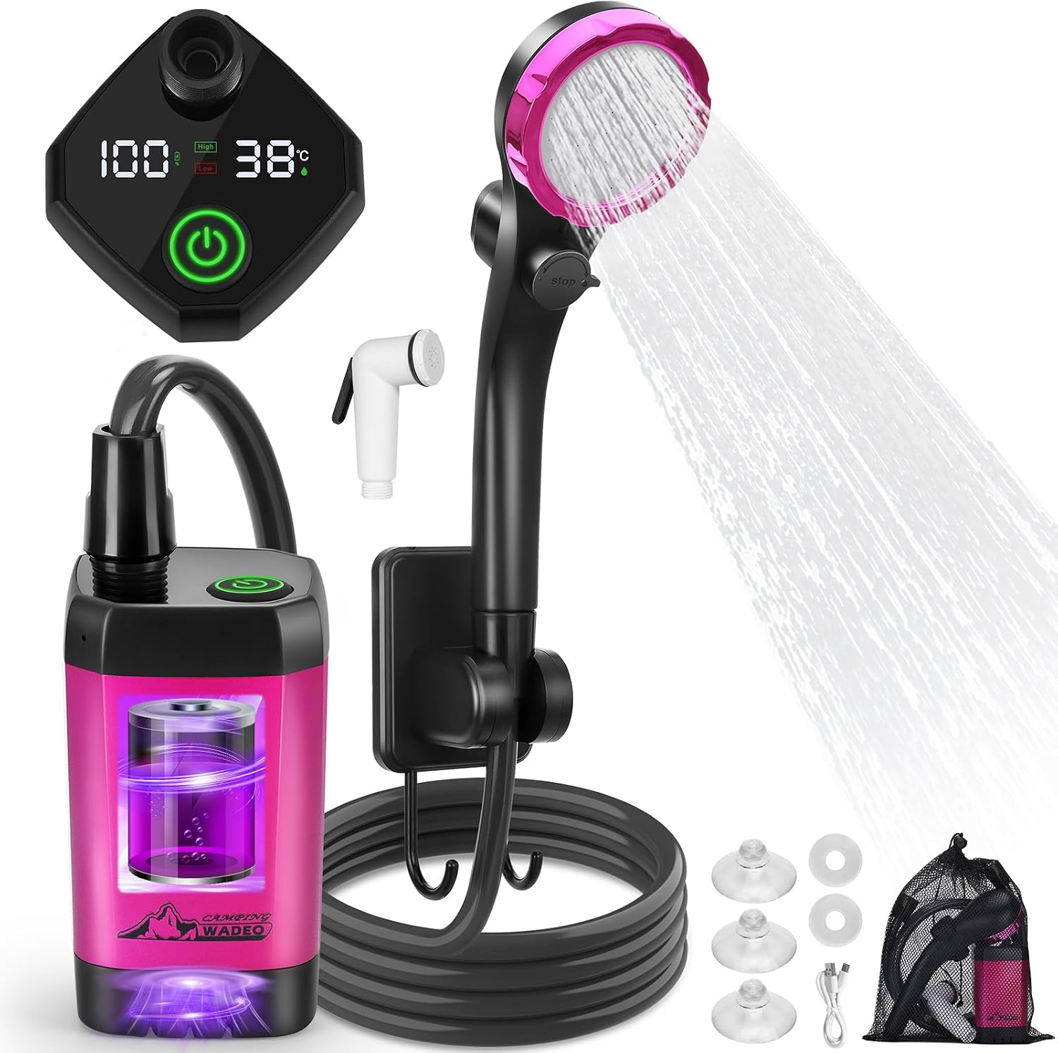 Ensemble de Douche de Camping WADEO