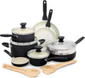 Batterie de Cuisine GreenPan Rio 16 Pièces — Céramique Sans PFAS, Four 160°C