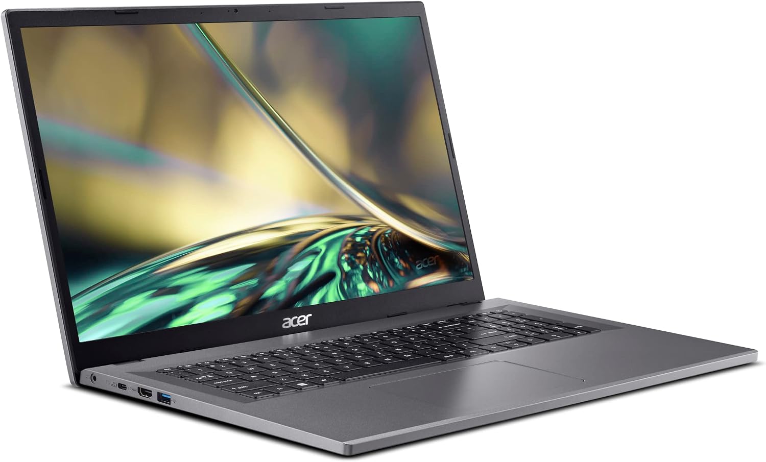 Acer Swift 1 A115-32-C3AK laptop, 35,6 cm (15,6 inch), Full HD, laptop (Intel Celeron N4500, 4 GB RAM, 128 GB eMMC, Intel UHD Graphics, Windows 11) - toetsenbord AZERTY (Frans), laptop Grijs