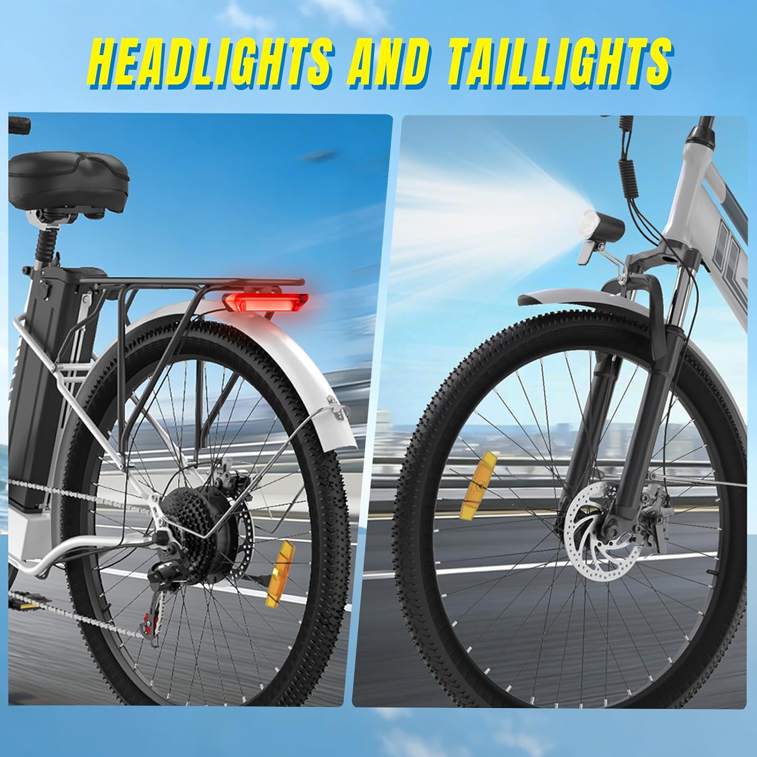 Vélo électrique pour homme et femme 26 pouces, E-Bike City avec moteur 250 W et batterie 36 V 20 Ah, autonomie 120 km, changement 7 vitesses, freins à disque, vélo électrique économique