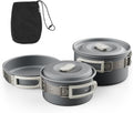 Naturehike 2-4 & 4-7 personen campingkookgerei set voor rugzakuitrusting – draagbare campingkoker en rugzakfornuis compatibel – campingaccessoires