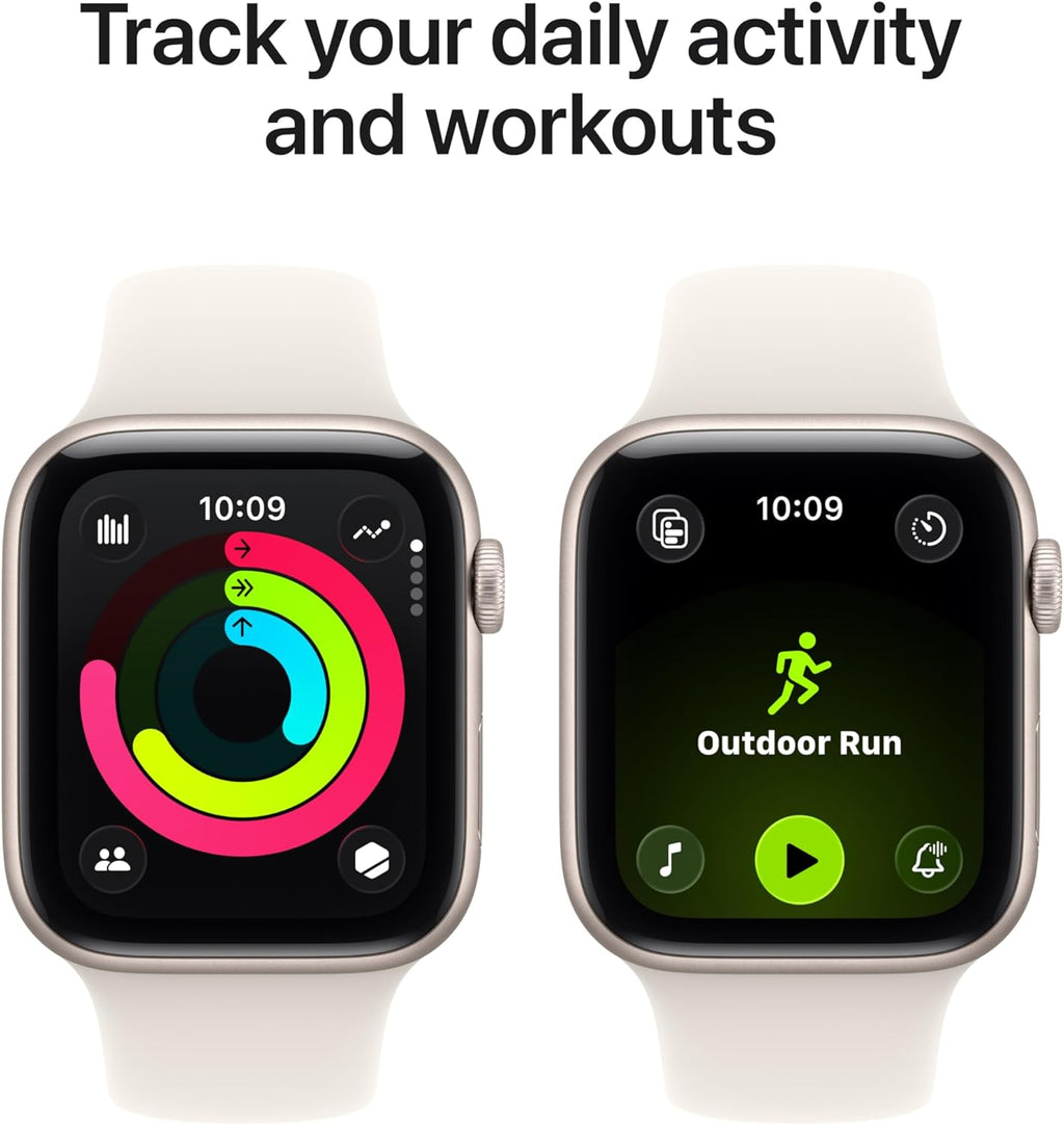 Apple Watch SE 3 [GPS 40mm] Smart Watch with Starlight Case and Starlight Sport Band - Activity / Sleep / Heart Rate Monitor - Always On Screen
