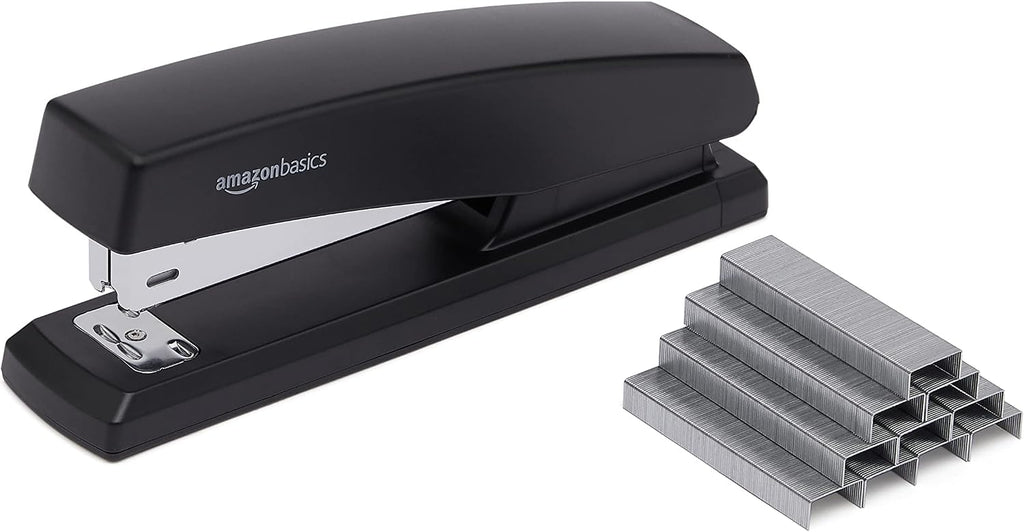Amazon Basics nietjesmachine met 1000 nietjes, zwart