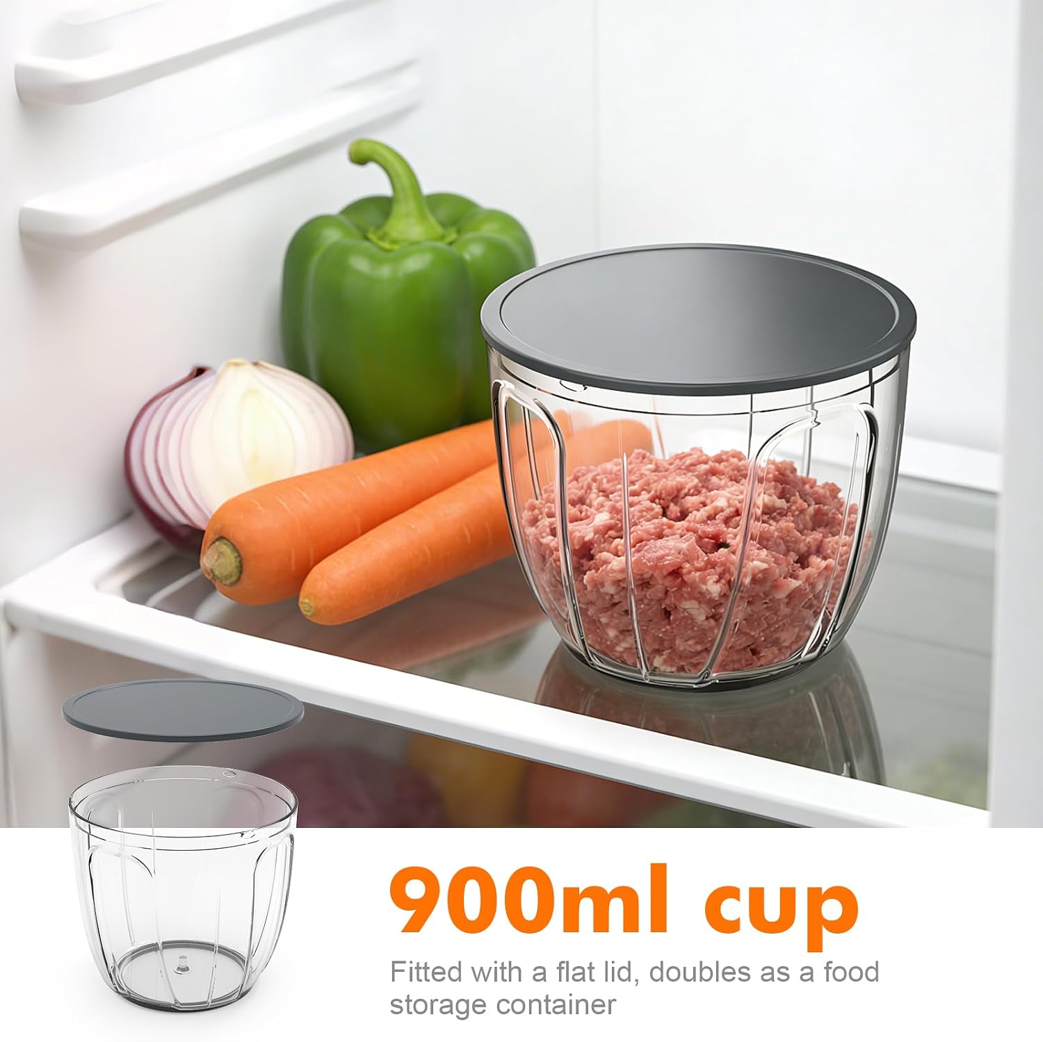 Hachoir Manuel Ibergrif — Multifonction, Sans BPA, 400 ml