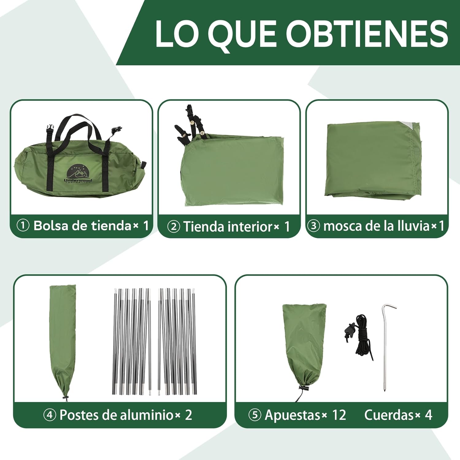 Wandeltent voor 1 persoon, lichte waterdichte campingtent, eenvoudige installatie, compacte tent voor 1 persoon, 3-seizoenentent voor één persoon