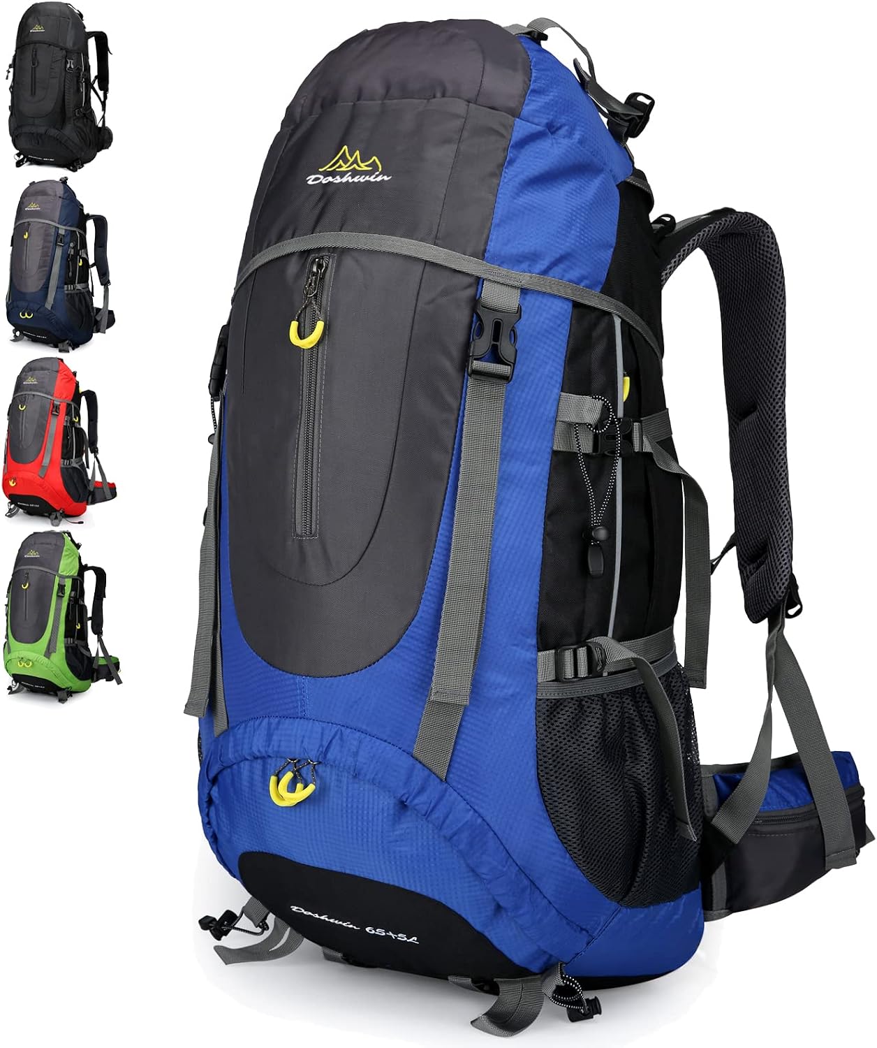70 l rugzak, trekking, kamperen, reizen, wandelen, groot, voor heren en dames