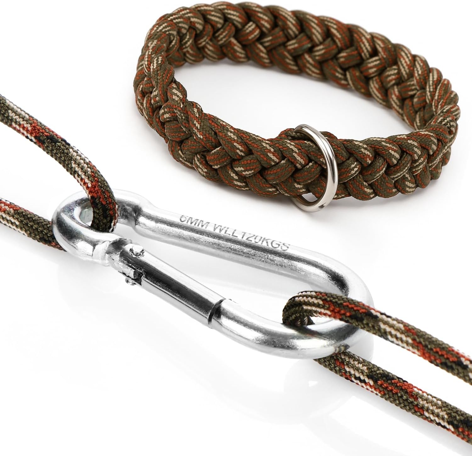 COM-FOUR® Paracord touw Ø 4 mm, 25 m - 7-voudig touw voor boten, camping, outdoor - nylon touw met een draagvermogen van 250 kg - tenttouw, scheerlijn, universeel touw