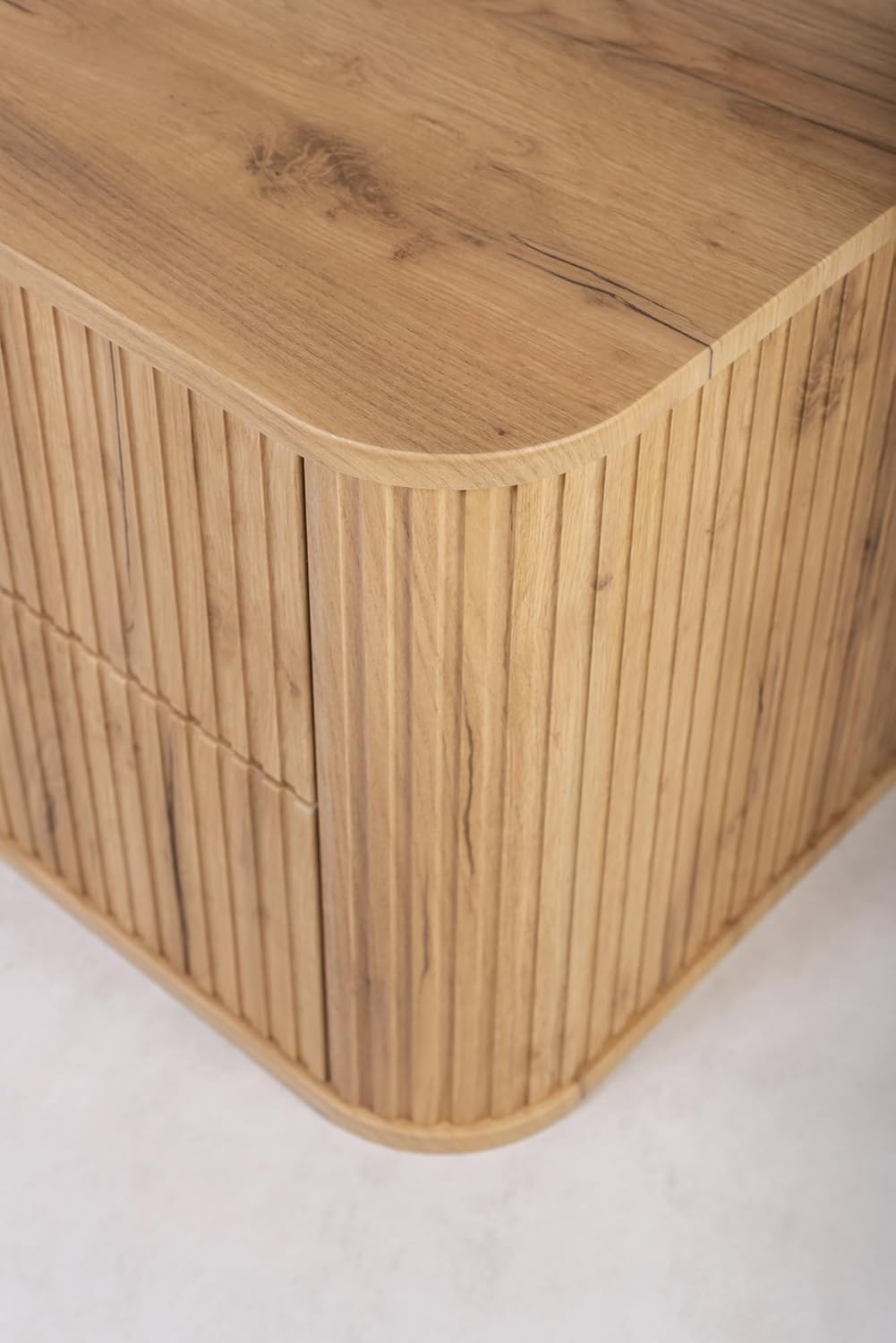 Meuble-lavabo en chêne massif — Poignée dorée | 120 x 51,7 x 41,5 cm