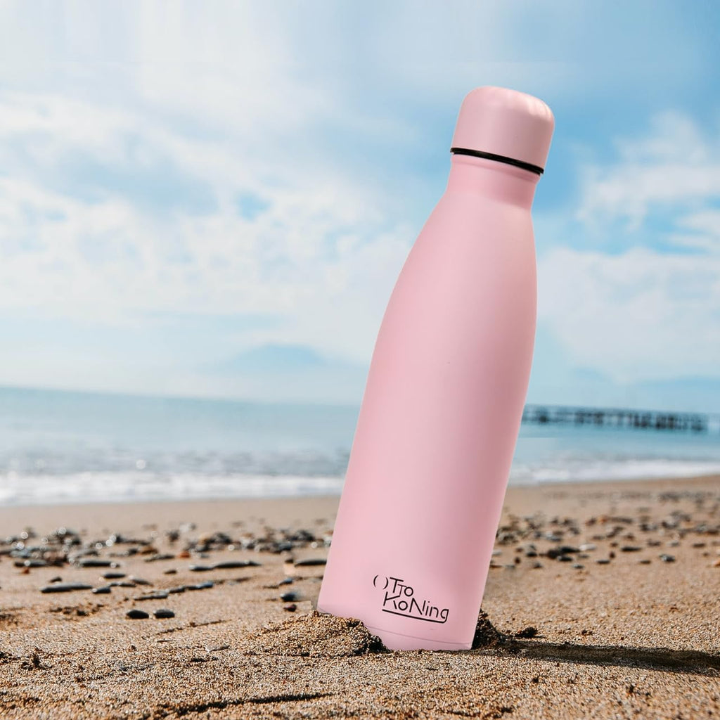 Otto Koning Insulated Water Bottle 500ml - Insulated Water Bottle Keeps Drinks Cold for 24 Hours and Hot for 12 Hours - Leak Proof Insulated Water Bottle BPA Free