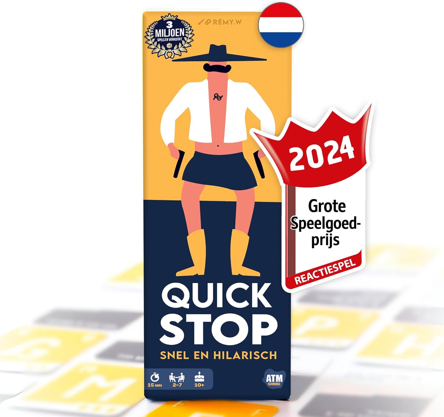 ATM Gaming Speedbac Kids – Children's Board Game – Perfect for Setting the Mood in the Family – 2 to 7 Players – Grand Prix du Jouet 2024 – Ages 7 and Above