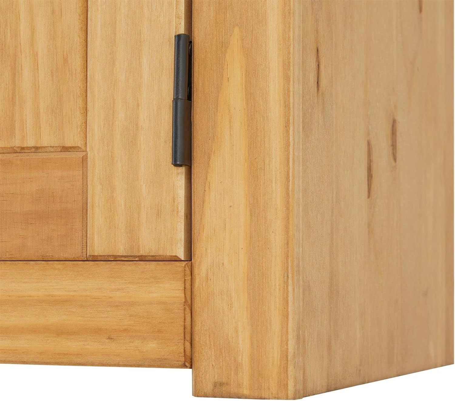 Buffet Campagnard IDIMEX Cancun – Pin Massif, 2 Portes & 2 Tiroirs, 93 x 81 cm