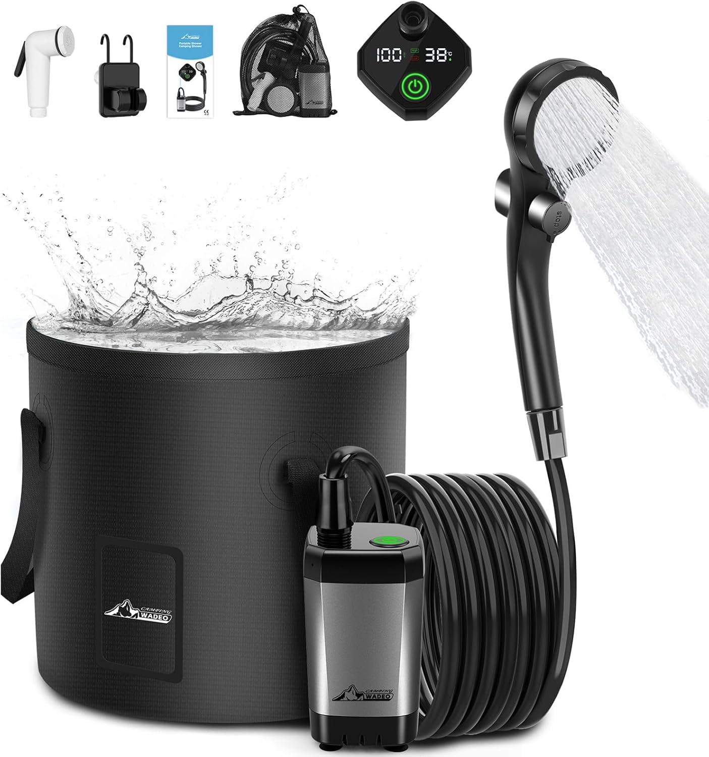 Ensemble de Douche de Camping WADEO