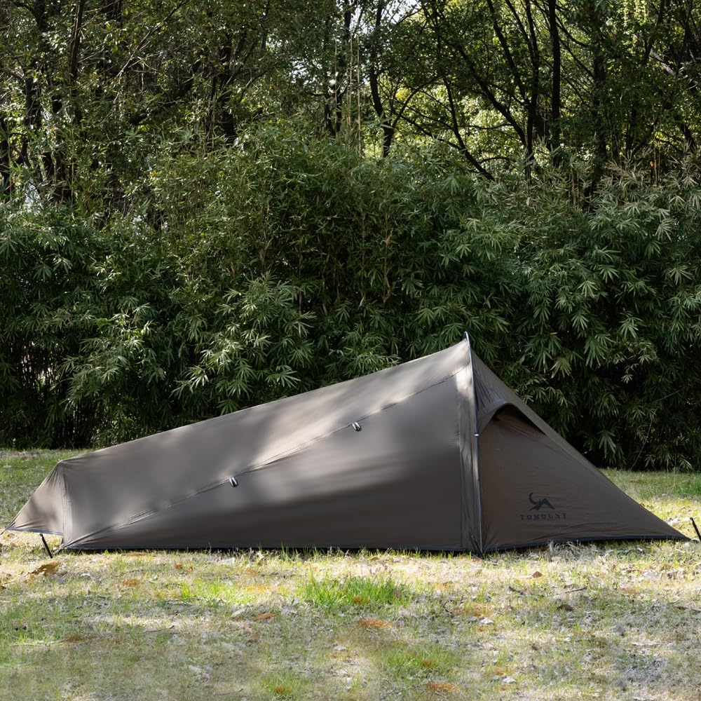 TOMOUNT BIVY Ultralichte nylon bivaktent voor 1 persoon, waterdicht, klein formaat, trekkingtent, camping, outdoor, klimmen met rugzak