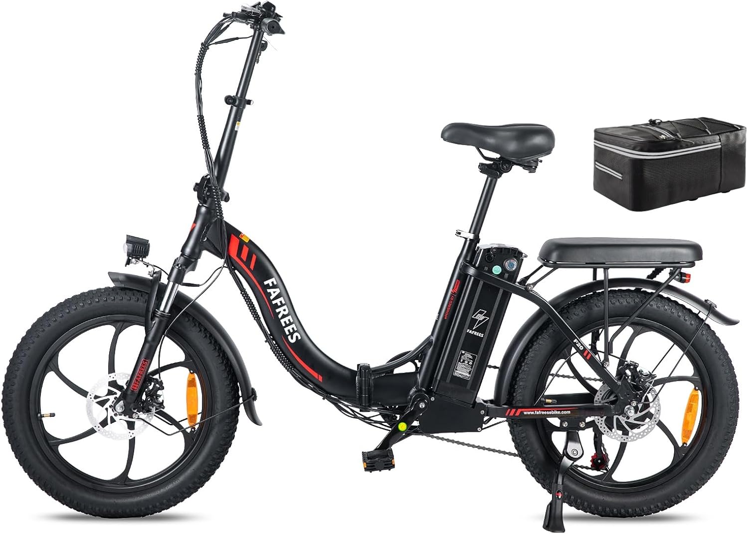 Fafrees F20 elektrische vouwfiets 250W met krachtige 36V accu en compact ontwerp voor gemakkelijk vervoer
