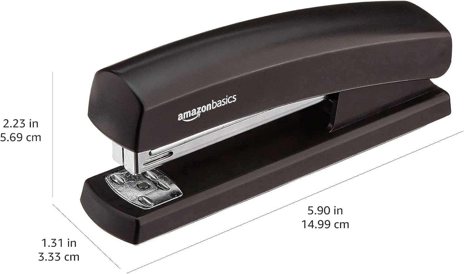 Amazon Basics nietjesmachine met 1000 nietjes, zwart