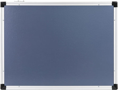 Amazon Basics Magnetisch droog uitwisbaar whiteboard met penhouder en aluminium stangen, wit, 60 x 45 cm