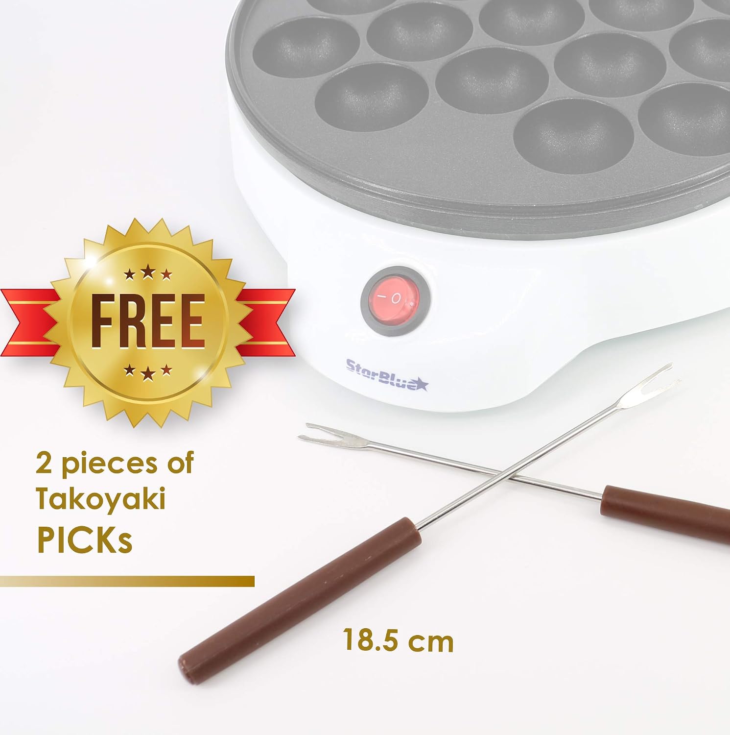 Machine à Takoyaki Électrique – Boulettes Japonaises, 650W, Prise Européenne, 220-240V