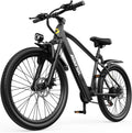 Elektrische fiets voor heren met 36 V 10 Ah accu, 7 versnellingen transmissie met lcd-display, 250 W motor en 25 km/u, lange afstand 80 km, 24/26 inch elektrische fiets voor volwassenen (26