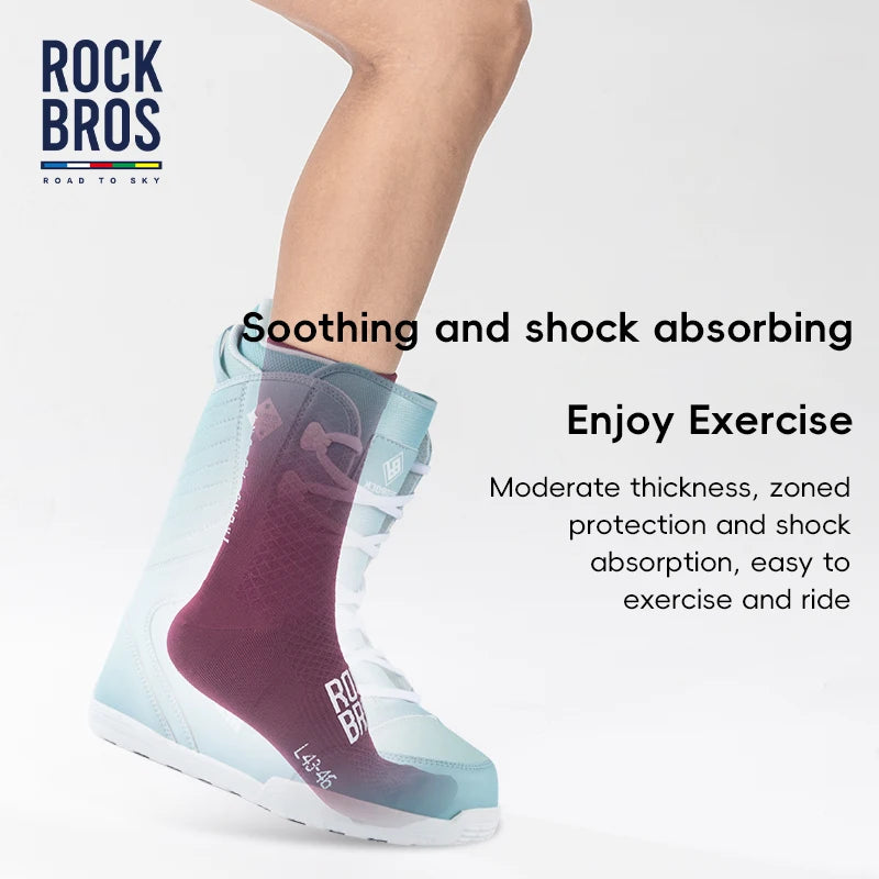 Chaussettes de Cyclisme ROCKBROS Road to Sky – Respirantes & Haute Élasticité