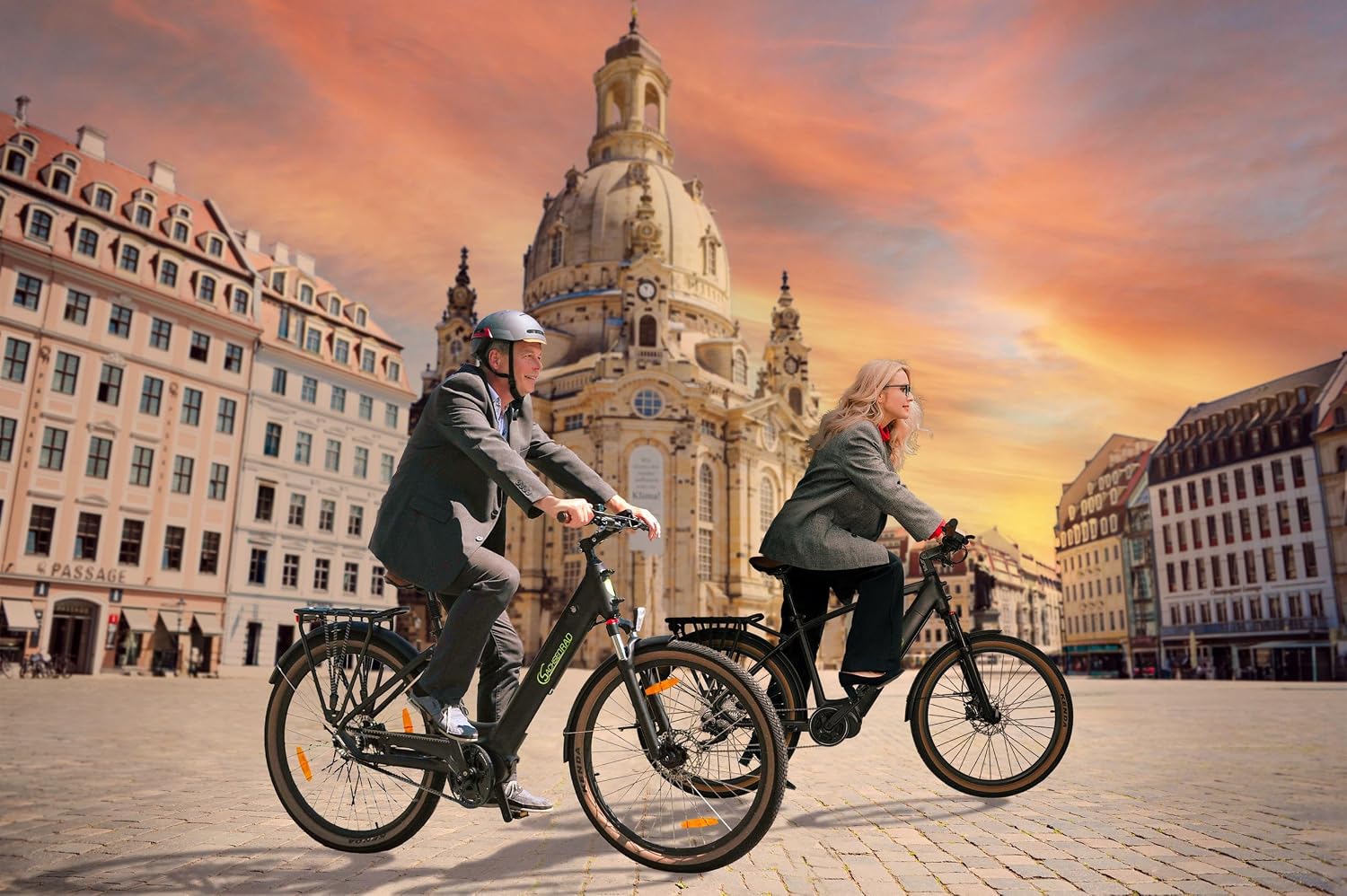 E-SUV CityBike S5G Centro Belt Electric Bike with Low Frame, Center Motor, Alarm System, Colour Display, Gear Change