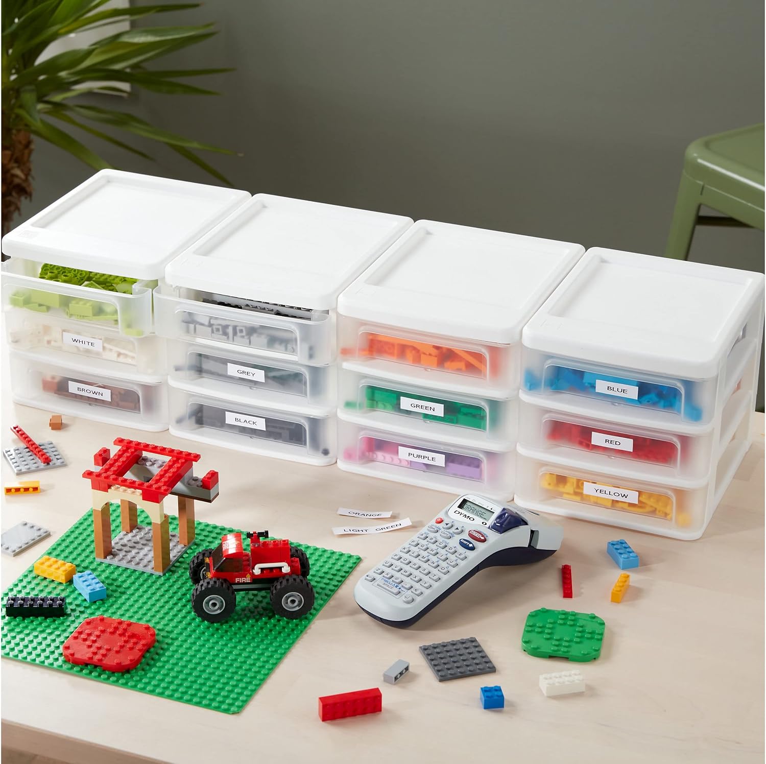 DYMO LetraTag 200B Bluetooth-labelprinter, compacte labelprinter, maakt verbinding met iOS en Android met draadloze Bluetooth-technologie, bevat 3 labelbanden
