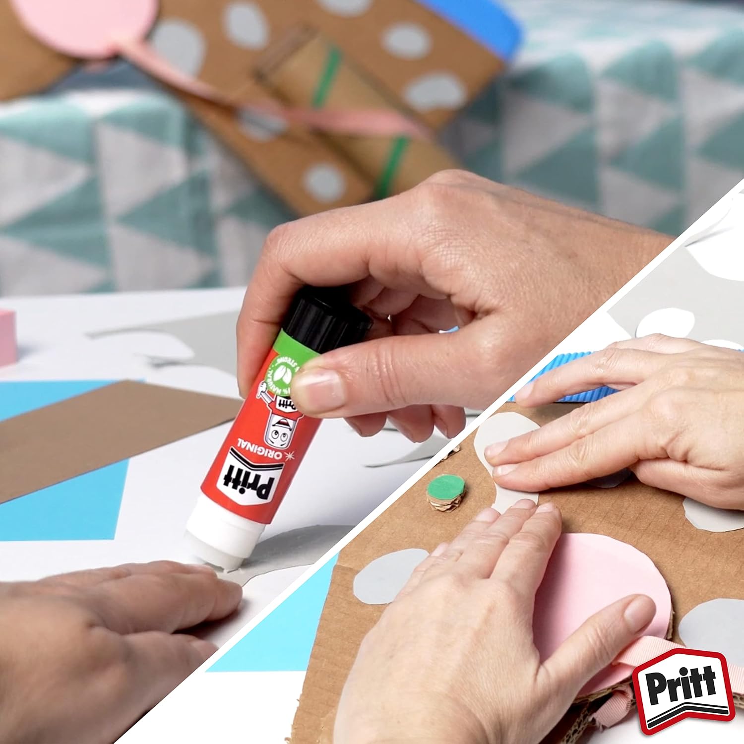 Pritt Lijmstift, veilige en kindvriendelijke lijm om te knutselen, sterke lijm voor school en kantoor, 1 Pritt lijmstift 11 g