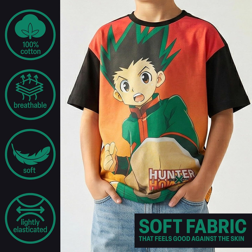 Jujutsu Kaisen | Spy x Family Manga Boys T-Shirts 7-16 Years, 2 Pack Round Neck Cotton Graphic Tees Anime Clothes Gift