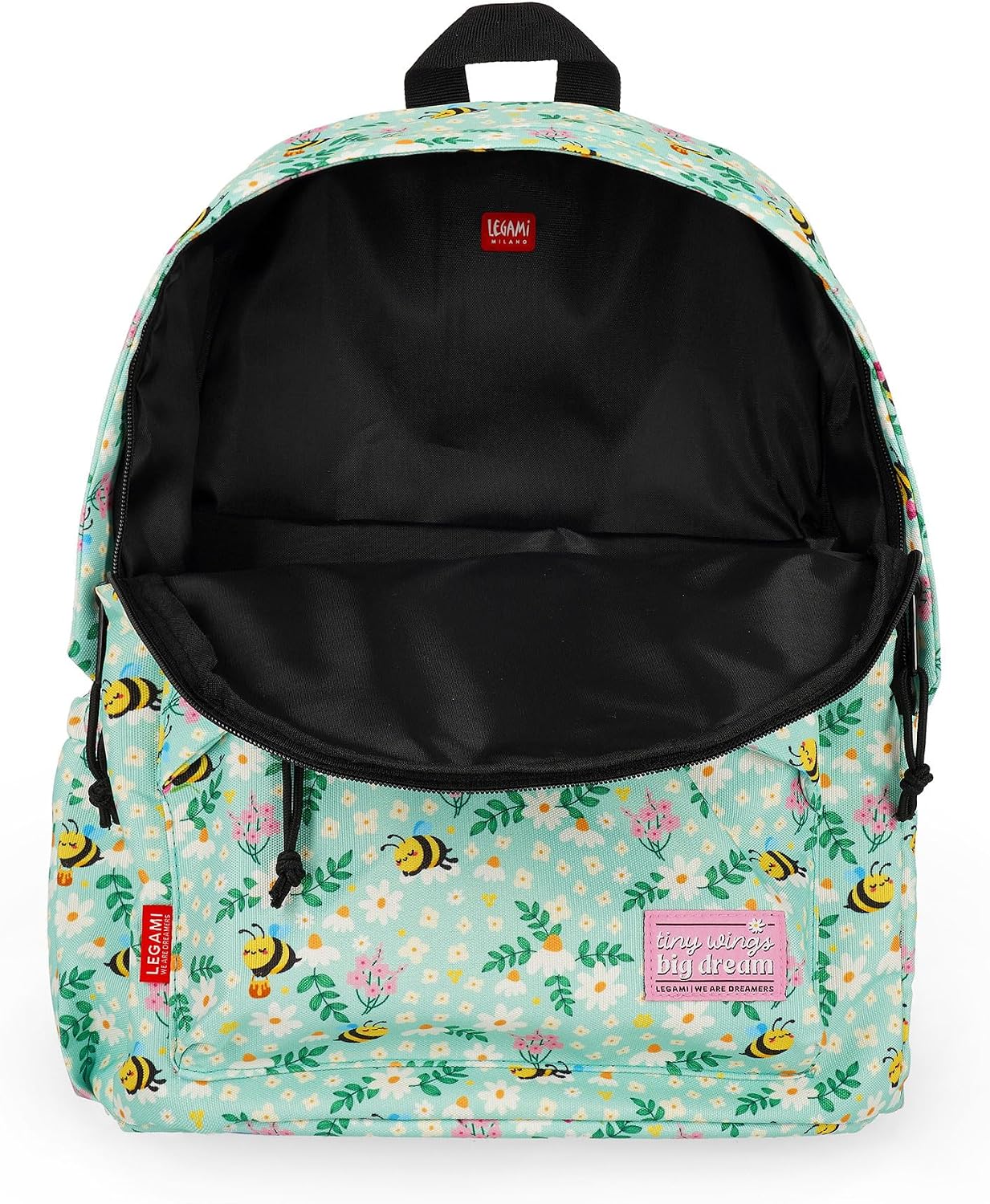 Legami My Backpack Rugzak voor kinderen, uniseks, 1 stuk, Groen, Casual