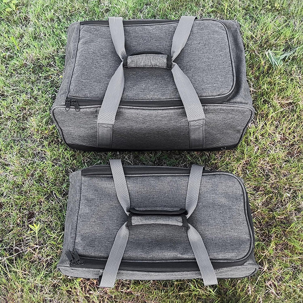 GOWENIC Fourre-tout de Camping Robuste |Sac de Rangement pour Cuisine Extérieure avec Séparateurs Réglables pour Ustensiles de Cuisine et Cuisinière
