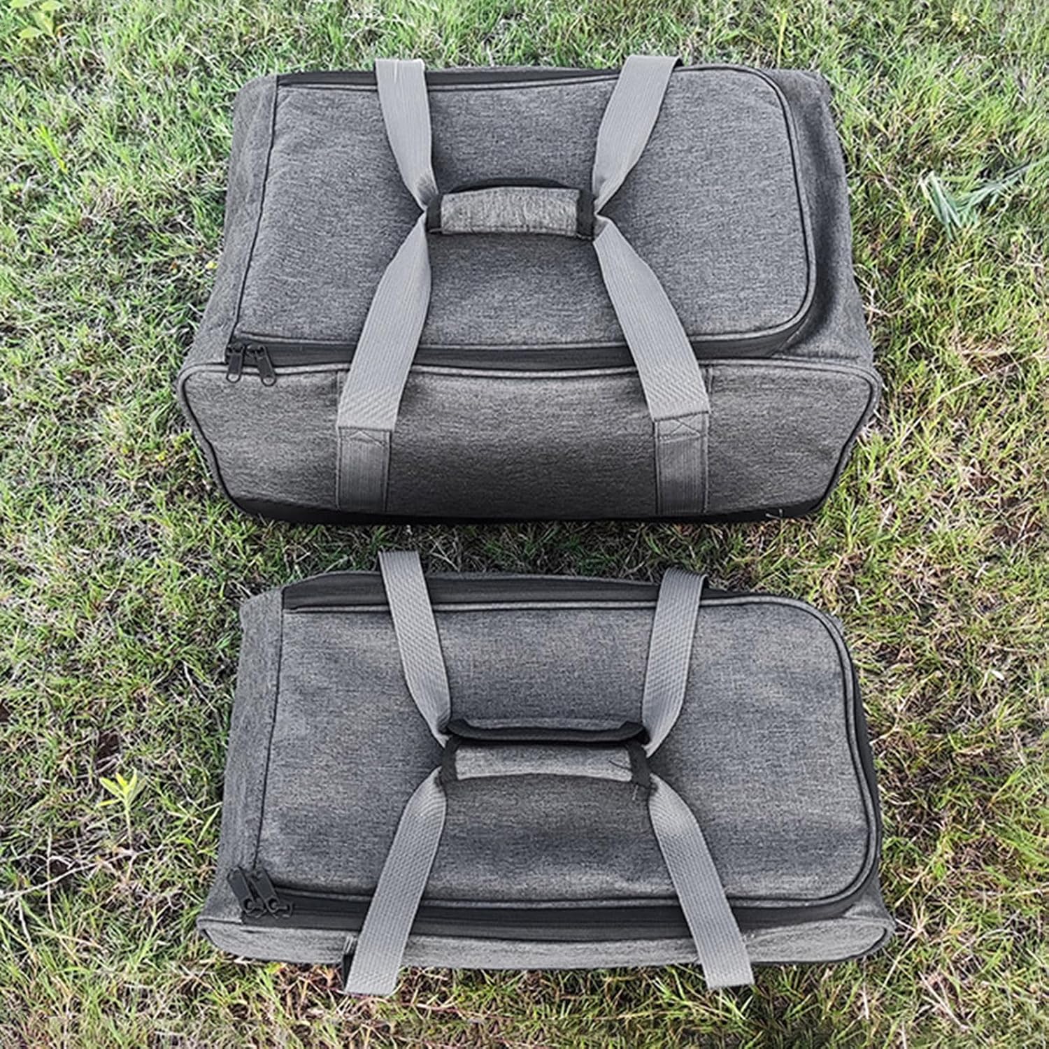 GOWENIC Fourre-tout de Camping Robuste |Sac de Rangement pour Cuisine Extérieure avec Séparateurs Réglables pour Ustensiles de Cuisine et Cuisinière
