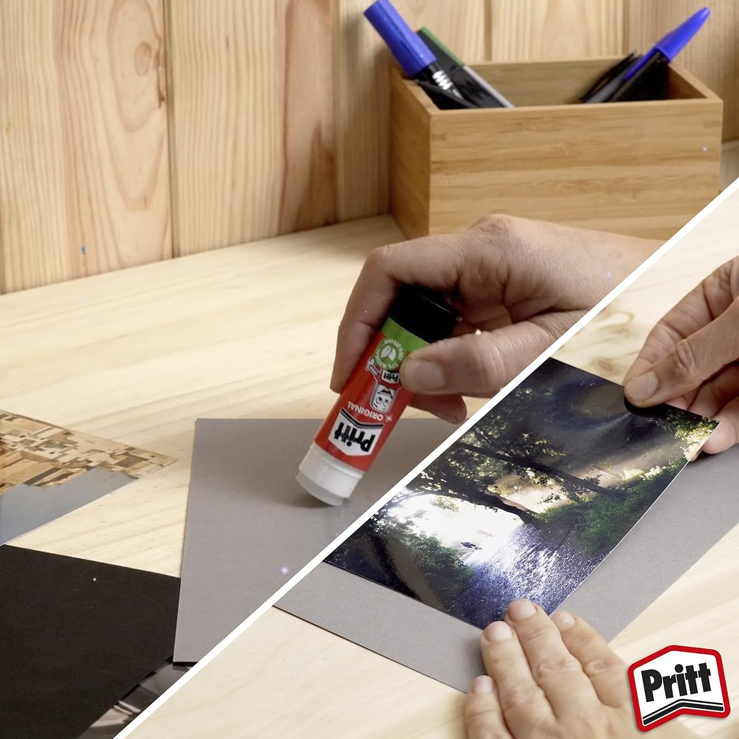 Pritt Lijmstift, veilige en kindvriendelijke lijm om te knutselen, sterke lijm voor school en kantoor, 1 Pritt lijmstift 11 g