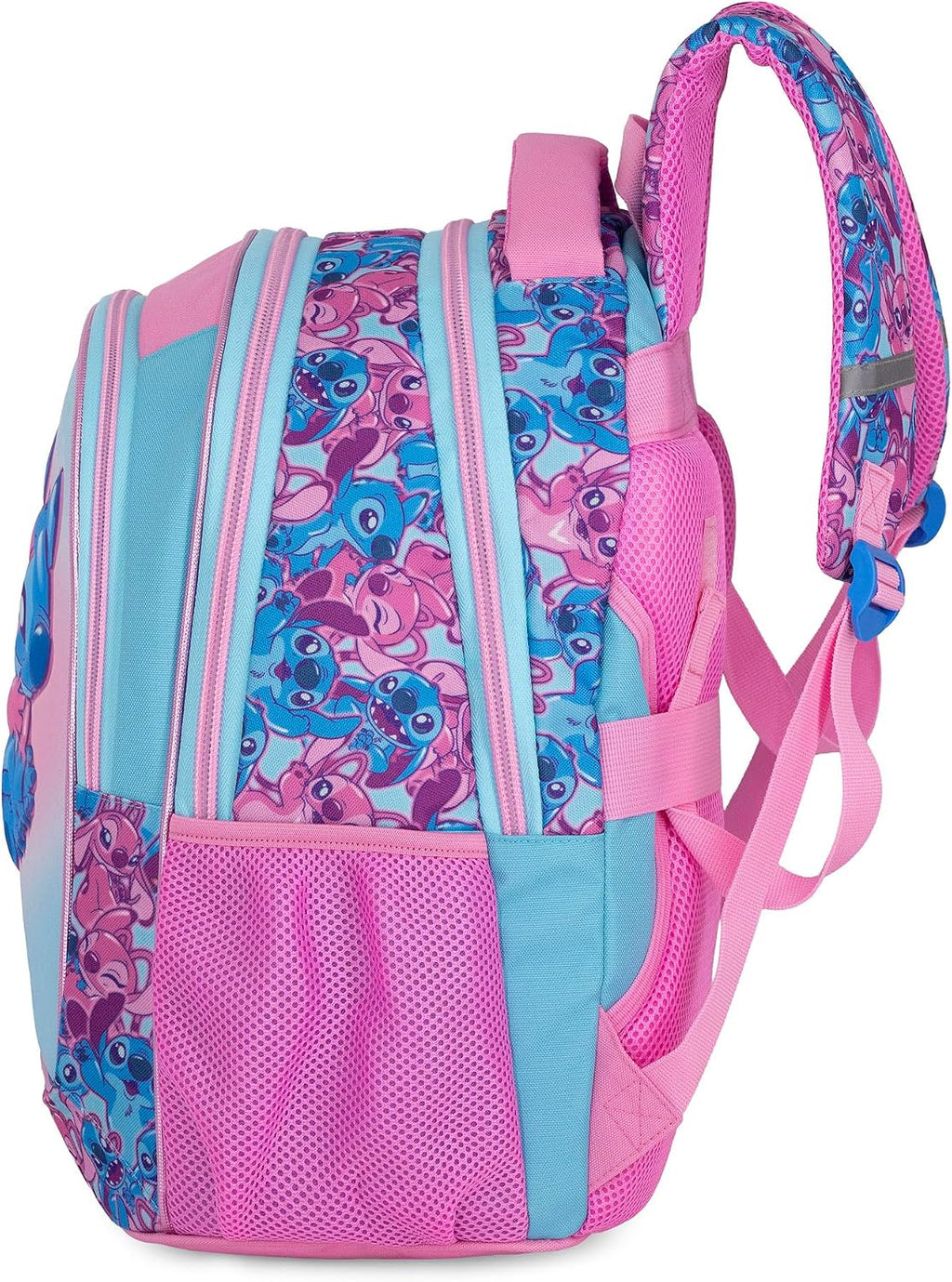 Clondo Elementary School Backpack for Kids, 43 x 33 x 15 cm, Multi-Pocket, Ergonomic Backrest, Padded Shoulder Straps, Bottle Holder Pockets, Large Capacity and Shiny Design, Pokemon Expressive