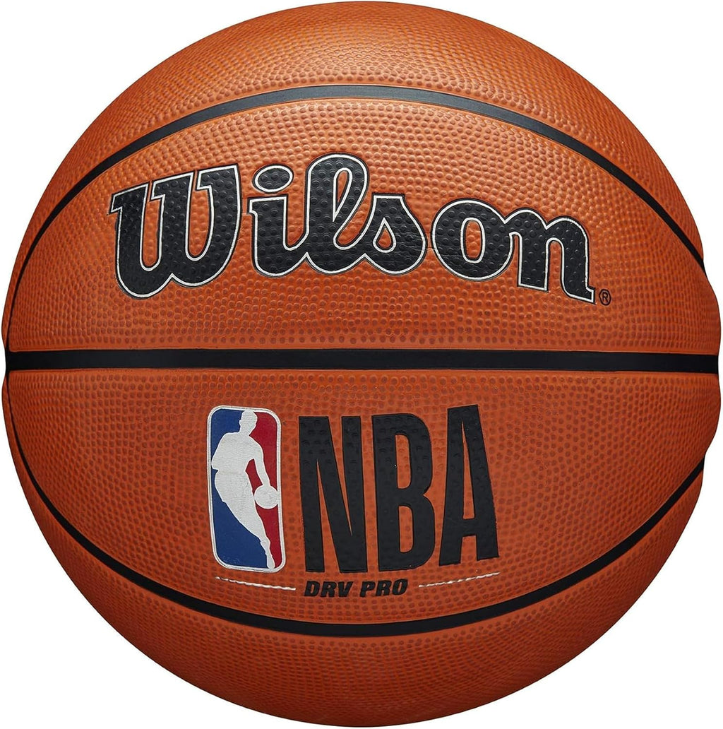 Wilson Basketbal, NBA DRV PRO, Voor buitenterreinen, Rubber, Maat: 7, Bruin