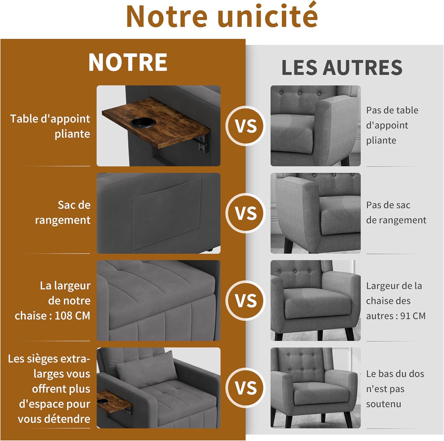 Canapé-Lit Convertible LKPOMI 2 Places — Velours Beige, Lit 180x200 cm
