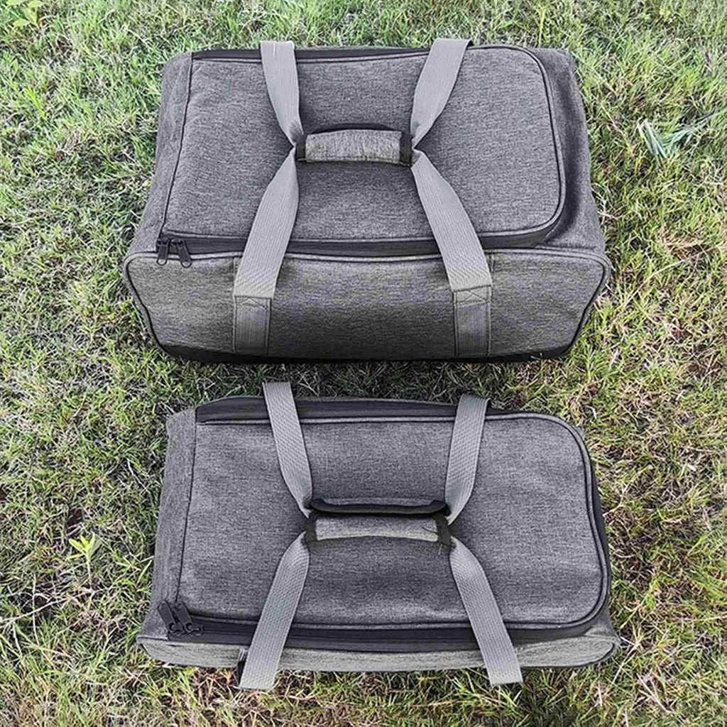 GOWENIC Fourre-tout de Camping Robuste |Sac de Rangement pour Cuisine Extérieure avec Séparateurs Réglables pour Ustensiles de Cuisine et Cuisinière