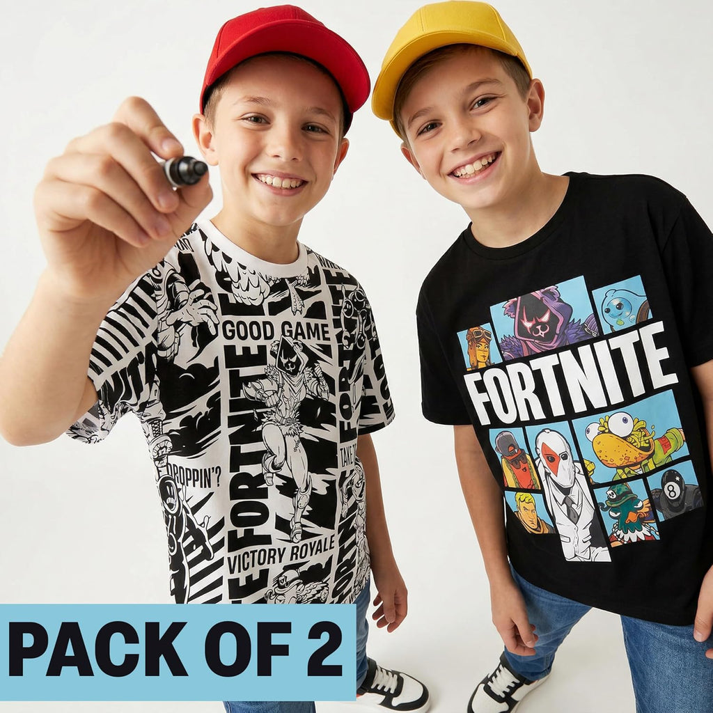 Jujutsu Kaisen | Spy x Family Manga Boys T-Shirts 7-16 Years, 2 Pack Round Neck Cotton Graphic Tees Anime Clothes Gift