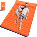 800 g ultralicht opblaasbaar campingmatras, compacte slaapmat met geïntegreerde voetpomp voor tent, wandelen, buiten
