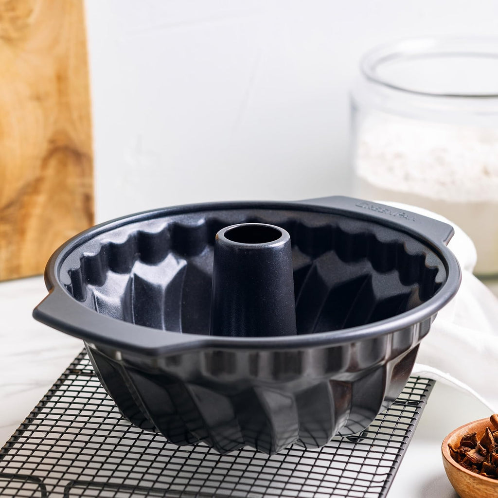 Moule à Kouglof GreenPan Bistrot – Céramique Antiadhésive Sans PFAS, Ø 24 cm, Noir