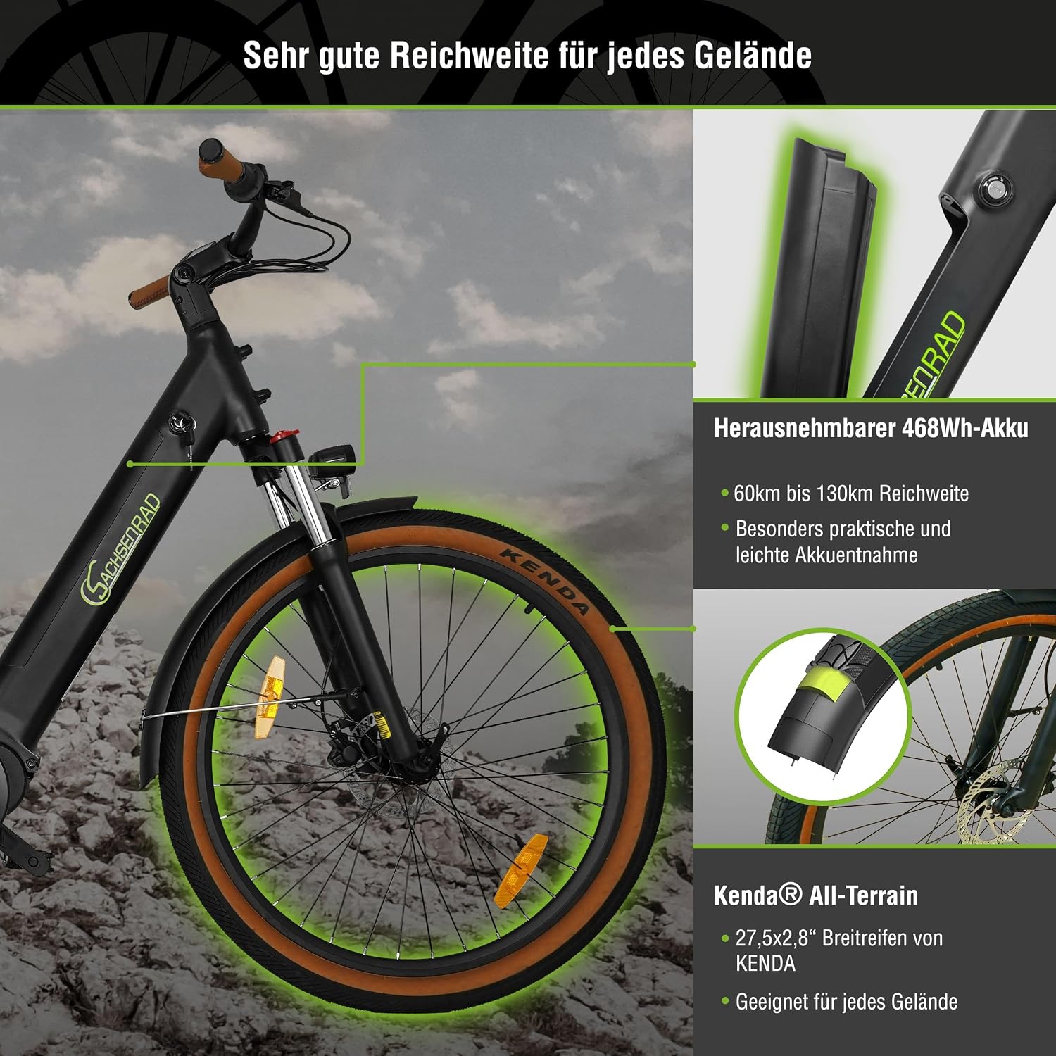 E-SUV CityBike S5G Centro Belt Electric Bike with Low Frame, Center Motor, Alarm System, Colour Display, Gear Change
